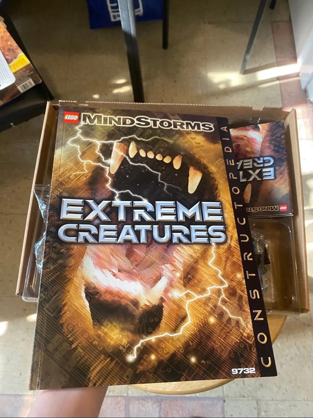 Lego box opened